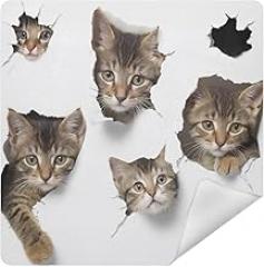 Funny Cats Play Paper Camera Protective Wrap, Anti-scratch Lens Protector Wrapper, Magic Self-Adhesive Cloth for Cameras/DSLR/Laptop/Electronic Accessories, S