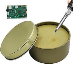 Soldering Flux, Solder Flux, 100g Paste, Leakproof Iron Box Soldering Paste for Precision Machines, Electronics, Metals, Phones, PC Cards