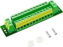 Tnisesm 16 Amp 1X 12 Position Power Distribution Board 2 Inputs 2 x 13 Outputs for AC DC