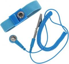 Othmro 3Pcs PV18 Cordless Anti Static ESD Wrist Strap Wireless Antistatic Wristband Flexible Woven Wrist Strap Discharge Band for Electronic Maintenance Dust-Free Workshop Blue