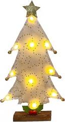 New Year Christmas Tree Children Toy with Lights Suitable for Living Rooms Wedding Holiday Birthday Decoration Ornament Tabletop Lamp Adjustable Brightness Holiday Greentrees Electronic