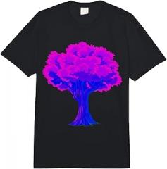 EDM Tree T-Shirt EDM Electronic Dance Techno Vaporwave Tree Rave T-Shirt Comfort Colors Adult Heavyweight T-Shirt