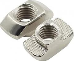 10/20/50/100Pcs M3/M4/M5*10 * 6 for 20 Series Slot T - Nut Sliding T Nut Hammer Drop in Nut Fasten C0innector 2026 Aluminum Extrusion New 2026 High for Reliable Electronic Component, Precision