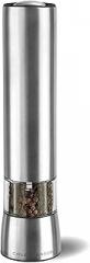 Cole & Mason Hampstead Electronic Pepper Mill - Electric Pepper Grinder Set - Adjustable Electric Spice Grinder - Hand Wash - Stainless Steel