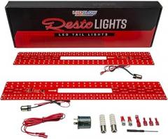 LEDGlow RestoLights Red LED Tail Lights Kit Fits 1981-1983 Buick Regal - 10 Sequential Modes - Taillight Boards, White Reverse Bulbs, Side Marker Bulbs & Electronic Flasher