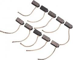 Carbon Brush Replacement Kit for Electric Motors – 10-Pack Motor Repair Parts, 5x6x14mm Commutator & Slip for Ring Brushes, Compatible with Power Tool Motors and Industrial Applications