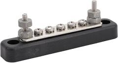Drfeify 5 Way Power Distribution Block, ABS Material, 100A 12V 24V, Ideal for Boat, Truck, RV, and Automotive Applications
