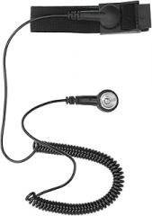 Dioche Anti Static Wrist Reusable ESD Protection Wristband with Grounding Wire, Suitable for Electronic Equipment Repair, 1.8-Meter Long Cable. (Black)