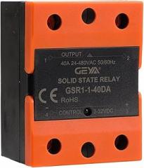 Electronic Parts GSR1-1 Solid State Module Relay DC-AC DC-DC AC-AC Single Phase SSR 10A 25A 40A 60A 80A 100A 120A Without Cover(Size:GSR1-1-25A), Dc to Ac