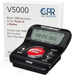 CPR V5000 Call Blocker for Landline Phones, Home Phones, Cordless Phones – Stop All Unwanted Calls, Robocalls, Scam Calls at a Touch of a Button - Join Over 1 Million Satisfied Customers