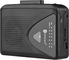 fosa TON009 Portable Cassette Player AM/FM Radio Auto Stop Mini Stereo Tape Player with 3.5mm Earphone Jack Adjustable Volume for Home School Travel