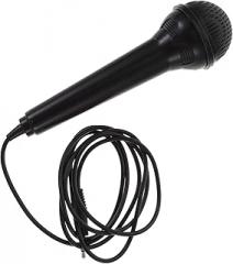 Portable Electronic Keyboard Microphone Wired Small Lightweight Mic for Home Music Use with Stable Signal and Build in Black