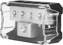 Car Audio Power Distribution Block with Stable Circuit for Auto Car Boat, High Sensitivity Alloy Material Splitter for Vehicle Audio System Protection
