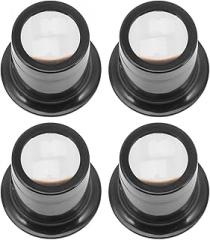 4Pcs Jewelers Loupe Magnifier Resin Loupe for Watch Repair Jewelry Electronics Crafts with Design for Detailed Close-up Work