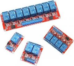 1 2 4 6 8 Channel 5V 12V 24V Relay Module Board Shield with Optocoupler Support High and Low Level Trigger for Artduino SRD-05VDC New 2026 High for Reliable Electronic Component