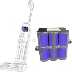 Lithium Battery Replacement Attachments for Tineco Floor ONE S5 PRO 2, S5smart, S5steam Wet Dry Stick Cordless Vacuum Cleaner Mop Accessories Parts