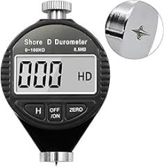 Electronic Digital Durometer Hardness Tester, Meter Paragraph Tools HA HC (Size : Type D)