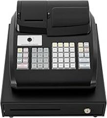 47 Keys Thermal Cash Register, Electronic Commercial Cash Register Quick Load Restaurant POS Bill Coins System Cash Management Drawer Box with LED Display for Restaurant Supermarket