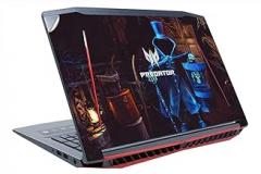 Printed Vinyl Top Only Skin Sticker Decal for Acer Predator Helios 300 15.6 MN - Hatbox Ghost Haunted Mansion Disneyland