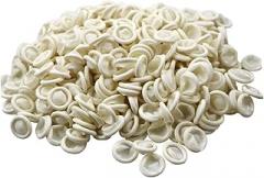 Didiseaon Disposable Fingertip Cover Protectors Latex Finger Gloves for Manicure Nail Art and Electronic Repair Flexible Easy to Wear for Medical and Painting Use