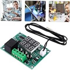 HEALLILY 12v Adopt for Use Intelligent Digital Thermostat Module Electronic Temp Control Module Replacement for Old Broken Thermostat for Greenhouse Boiler