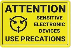 Warning Static Sensitive Electronic Devices Sign 8