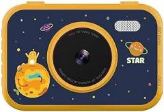 Kids Digital Camera - Children's Selfie Camera with 3.5 Inches Large Screen for Boys and Girls,1080P Rechargeable Electronic Camera(Black)
