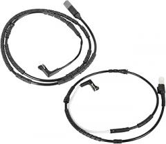 Brake Pad Monitoring System 34356789444 Front +34356789446 Rear Brake Pad Electronic Wear Sensor (2PCS Front+Rear) Wear Indicator