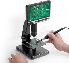 Microscope Accessories 2000X Electronic Binocular Biological Microscope Camera Digital Industrial Microscope Durability and Reliable Performance,One Color-Microscope