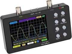 Portable 2 Channels Handheld Oscilloscope for Electronics Automotive Car Repair Tablet Portable Digital Oscilloscope