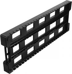 25-Slot PCB Rack Circuit Board Holder Anti-Static Bar Bracket for Electronics