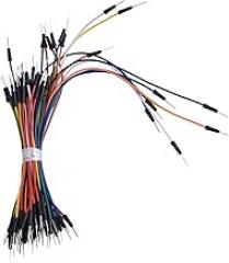 Breadboard Kit, Breadboard Wires 65pcs Male to Male Jumper Wire Cable Kit Electronics Kit with 49pcs 105mm, 8pcs 140mm, 4pcs 185mm, 4pcs 225mm Jumper Cables for Both Beginners