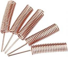 Electronic Components 100Pcs 433MHz Internal Build-in Spring Antenna Copper Solder 34mm