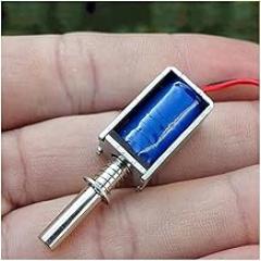 DC 3V-12V 6V Electromagnet Miniature Solenoid Valve Cabinet Lock Special Frame Push Pull Electronic Lock Spring