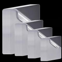 100 Pack Thermal Laminating Pouches 3 mil Clear Laminating Pouches Plastic Paper Laminator Pouches, 9 x 11.5 Inch, 5 x 7 Inch, 4 x 6 Inch, 2.2 x 3.7 Inch