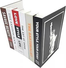 Skywin Original Hidden Storage Secret Book Box 8.3 x 6.3 x 9.4 Inches,Faux Books for Decoration,Electronics & Cord Hider,Box Hider for Router and TV Cord,Decorative Books for Home Decor & Living Room