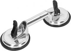 4.6in Glass Suction Cup to Lift Large Glass, Electric Vacuum Suction Cup Lifter, Vertical Suction Power 80KG Or 176.4LB, Heavy Duty Vacuum Suction Cup Glass Lifter for Ceramic(Two Clawed)