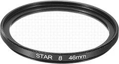 46mm Star Lens Filter, Starburst Lens Filter 8 Points Star Camera Lens Filter for Night Scenery Glassworks