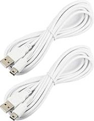 2pcs USB Cable for Wii U Gamepad Remote Controller 3Meter / 10FT White