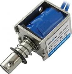 Electronic Components DC 24V 7mm Stroke 0.4N Holding Open Frame Push Type Solenoid Electromagnet