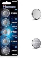 KITOSUN CR1225 3V Lithium Coin Battery – 3 Volt CR 1225 Lithium Cell Button Batteries Replacement for Vicks Digital Thermometer Medical Devices Car Key Fobs Remote Watches Calculators Battery (5 Pcs)