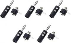 Male and Female 4mm Banana Plug Male Insert Connector Banana Pin for Electronics Equipment Electrical Testing