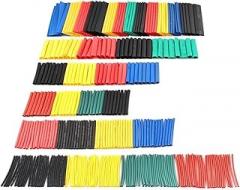 328pcs Heat Shrinkable Tube Assorted Kit 2:1 Heat Shrink for Cables Shrink Tube Insulated Sleeving Tubing DIY Electronic Kit