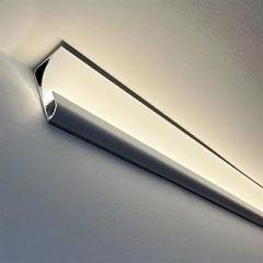 1 M/ 3 Foot Long Diy Skirting Led Lighting, 1 2 3 4 5 6 7 8 9 10 11 12 13 14 15 Packs Profile Aluminum Led Diffuser Channel For Led Strip Lights, Indirect Lighting And Hiding Wires(White 8cm(3 1/8