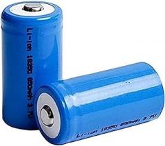 18350 3.7V 850mah 18350 Cell Top for Electronic Product 2pcs