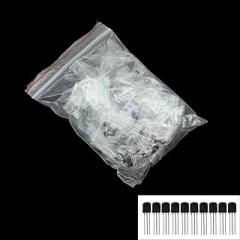 170Pcs 160Pcs 120Pcs Transistor Package PNP NPN Commonly Used 17 Kinds 16 Kinds 12 Kinds Direct Plug Hybrid Electronic Element Bag Transistor T092 (16 Kinds)
