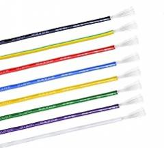 5M/10M Copper Wire 30 28 26 24 22 20 18 16 14 AWG Environmental PVC Insulated Tinned Plated UL1569 DIY Line LED Electronic Cable(Blue,10M_24AWG)