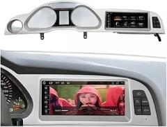 Car Dashboard Compatible For Audi A6 A6L C6 4F 2005-2012 LCD Digital Instrument Dual Screen Car Radio CarPlay Android Car Multimedia Player(8.8inch 64GB)