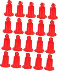 Homoyoyo 25pcs Scale Tray Feet: Electronic Weighing Scales Leveling Bracket Replacement for Electronic Weighing Scales Accessory Red