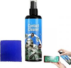 Precision Contact Cleaner Spray, Quick-Drying Electronics Dust Removal Agent, Safe Circuit Board and Motherboard Cleaner for TV, Computer, Laptop, Phone, Keyboard, Battery Terminal Maintenance